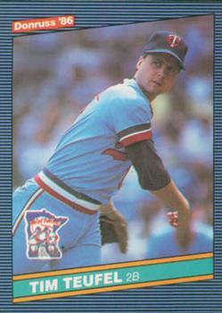 1986 Donruss #242 Tim Teufel Front