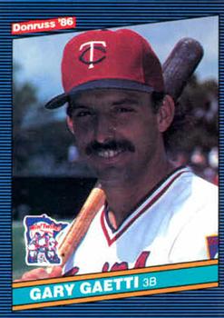 1986 Donruss #314 Gary Gaetti Front