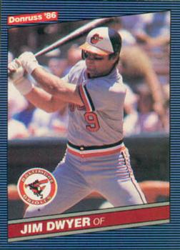 1986 Donruss #413 Jim Dwyer Front