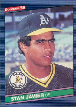 1986 Donruss #584 Stan Javier Front