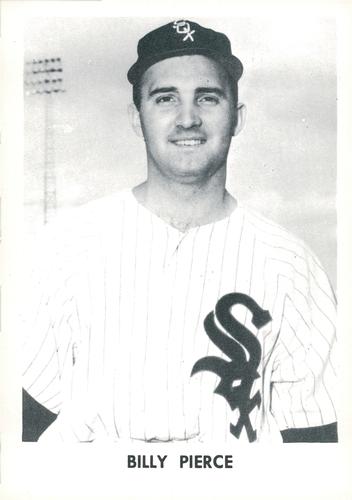 1957 Jay Publishing Chicago White Sox Set B 5x7 #NNO Billy Pierce Front