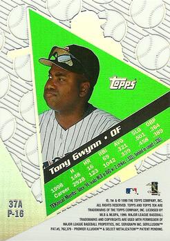 1999 Topps Tek - Pattern 16 #37A Tony Gwynn Back