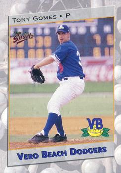 2001 Multi-Ad Vero Beach Dodgers #4 Tony Gomes Front