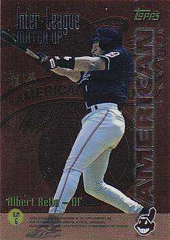 1997 Topps - Inter-League Match-Up Finest #ILM6 Barry Larkin / Albert Belle Back