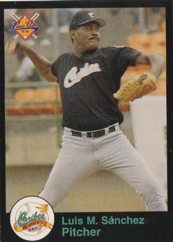 1995-96 Line Up Venezuelan Winter League #132 Luis M. Sanchez Front