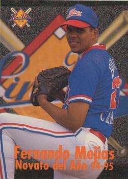 1995-96 Line Up Venezuelan Winter League #285 Fernando Mejias Front