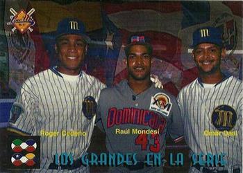 1996-97 Line Up Venezuelan Winter League #278 Roberto Alomar / Bob Abreu / Roger Cedeno / Raul Mondesi Front