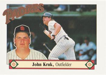 1989 San Diego Padres #5 John Kruk Front