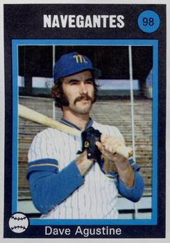 1973-74 Venezuelan Winter League Stickers #98 Dave Augustine Front