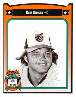1991 Crown/Coca-Cola Baltimore Orioles #116 Dave Duncan Front