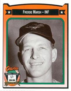 1991 Crown/Coca-Cola Baltimore Orioles #277 Freddie Marsh Front