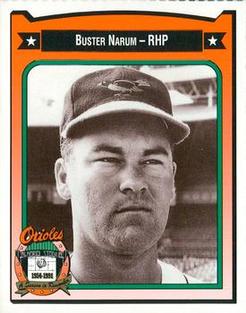 1991 Crown/Coca-Cola Baltimore Orioles #324 Buster Narum Front