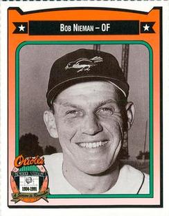 1991 Crown/Coca-Cola Baltimore Orioles #330 Bob Nieman Front