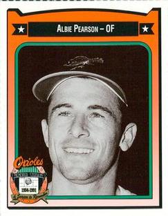 1991 Crown/Coca-Cola Baltimore Orioles #356 Albie Pearson Front