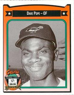 1991 Crown/Coca-Cola Baltimore Orioles #365 Dave Pope Front