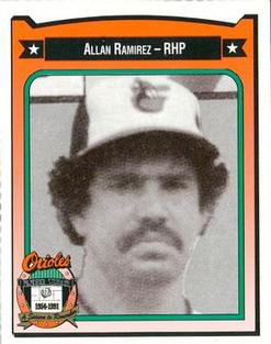 1991 Crown/Coca-Cola Baltimore Orioles #374 Allan Ramirez Front