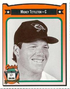 1991 Crown/Coca-Cola Baltimore Orioles #454 Mickey Tettleton Front