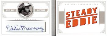 2014 Panini National Treasures - NT Star Jumbo Materials Signatures Nickname #18 Eddie Murray Front