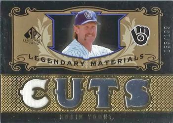 2007 SP Legendary Cuts - Legendary Materials #LM-RY1 Robin Yount Front