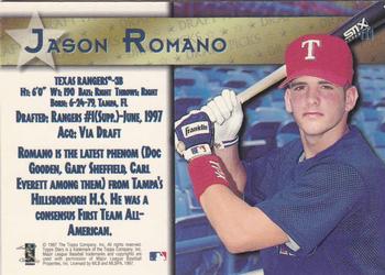 1997 Topps Stars #111 Jason Romano Back