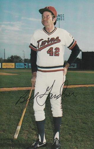 1983 Minnesota Twins Postcards #NNO Billy Gardner Front