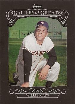 2015 Topps - Gallery of Greats #GG-14 Willie Mays Front