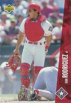 1996 Collector's Choice Cardzillion/Folz Mini #47 Ivan Rodriguez Front