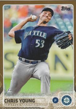2015 Topps - Gold #81 Chris Young Front