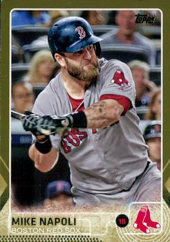 2015 Topps - Gold #130 Mike Napoli Front