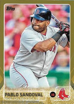 2015 Topps - Gold #650 Pablo Sandoval Front