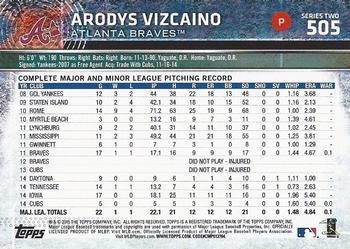 2015 Topps - Rainbow Foil #505 Arodys Vizcaino Back