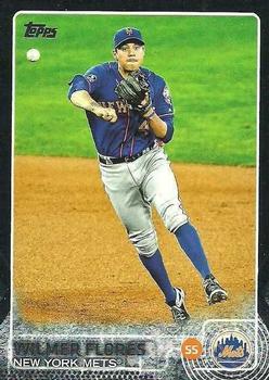 2015 Topps - Black #562 Wilmer Flores Front