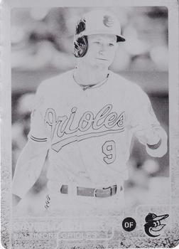 2015 Topps - Printing Plates Black #290 David Lough Front