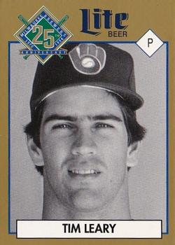 1994 Miller Brewing Milwaukee Brewers #NNO Tim Leary Front