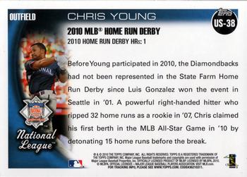 2010 Topps Update - All-Black #US-38 Chris Young Back