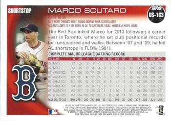 2010 Topps Update - All-Black #US-163 Marco Scutaro Back