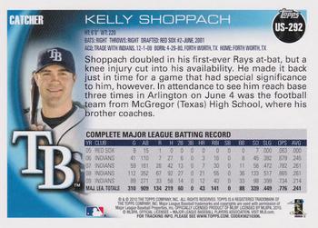 2010 Topps Update - All-Black #US-292 Kelly Shoppach Back