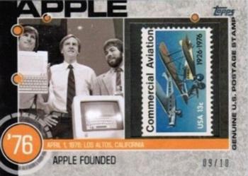 2015 Topps - Baseball History Stamps #BHAP Apple Founded Front