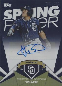 2015 Topps - Spring Fever Autographs #SFA-YS Yangervis Solarte Front