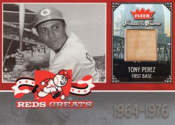 2006 Fleer Greats of the Game - Reds Greats Memorabilia #CIN-TP Tony Perez Front