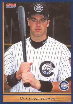 2001 Choice Columbus Clippers #34 Drew Henson Front