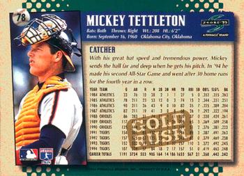 1995 Score - Gold Rush #78 Mickey Tettleton Back