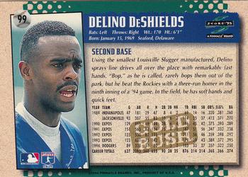 1995 Score - Gold Rush #99 Delino DeShields Back