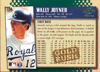 1995 Score - Gold Rush #256 Wally Joyner Back
