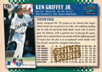 1995 Score - Gold Rush #437 Ken Griffey Jr. Back