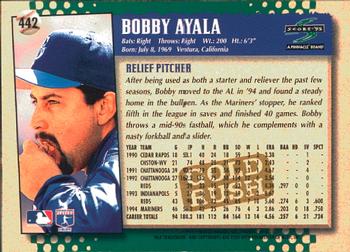 1995 Score - Gold Rush #442 Bobby Ayala Back