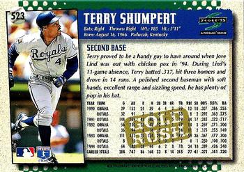 1995 Score - Gold Rush #523 Terry Shumpert Back