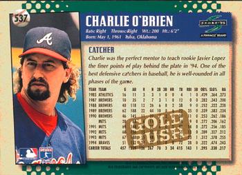 1995 Score - Gold Rush #537 Charlie O'Brien Back