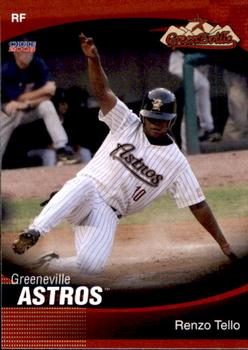 2008 Choice Greeneville Astros #30 Renzo Tello Front