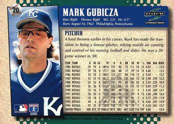 1995 Score - Platinum Team Sets #20 Mark Gubicza Back